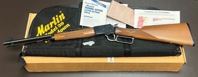 MARLIN 39TDS (TAKEDOWN) .22LR 16.5” JM MARKED BARREL ORIGINAL BOX, CANVAS CARRYING CASE, & ALL ACCESSORIES EXCELLENT ORIGINAL CONDITION BUILT IN 1994 - Image 1 of 18