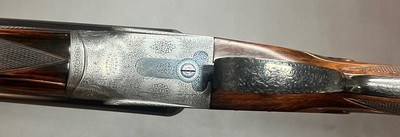 JAMES PURDEY 12 BORE BEST SIDELOCK EJECTOR 28” IC/IC BARRELS NICLEY FIGURED WOOD LEATHER CASE WITH ACCESSORIES FINE CONDITION BUILT IN 1900 - Image 6 of 22
