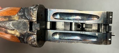 PARKER REPRODUCTION DHE 28GA 26” Q1/Q2 BARRELS DOUBLE TRIGGERS NICELY FIGURED LONG LOP STOCK CASED WITH ALL ACCESSORIES EXCELLENT ORIGINAL CONDITION - Image 22 of 22