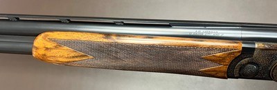 CSMC A10 AMERICAN 12GA 28” SIX TOTAL CHOKES EXHIBITION TURKISH WALNUT PURDEY GRIP STOCK EXCELLENT ORIGINAL CONDITION ALL OPTION GUN - Image 12 of 24