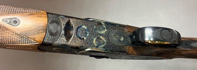 CSMC A10 AMERICAN 12GA 28” SIX TOTAL CHOKES EXHIBITION TURKISH WALNUT PURDEY GRIP STOCK EXCELLENT ORIGINAL CONDITION ALL OPTION GUN - Image 7 of 24