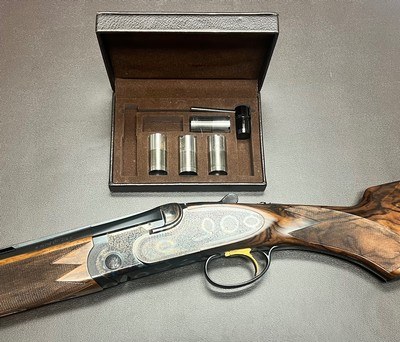 CSMC A10 AMERICAN 12GA 28” SIX TOTAL CHOKES EXHIBITION TURKISH WALNUT PURDEY GRIP STOCK EXCELLENT ORIGINAL CONDITION ALL OPTION GUN - Image 21 of 24