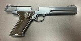 COLT WOODSMAN MATCH TARGET .22LR SECOND SERIES COLT WOOD GRIPS EXCELLENT ORIGINAL CONDITION BUILT IN 1953 - Image 3 of 10