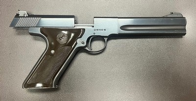 COLT WOODSMAN MATCH TARGET .22LR SECOND SERIES COLT WOOD GRIPS EXCELLENT ORIGINAL CONDITION BUILT IN 1953 - Image 3 of 10