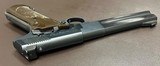 COLT WOODSMAN MATCH TARGET .22LR SECOND SERIES COLT WOOD GRIPS EXCELLENT ORIGINAL CONDITION BUILT IN 1953 - Image 7 of 10