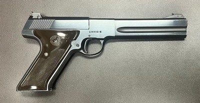 COLT WOODSMAN MATCH TARGET .22LR SECOND SERIES COLT WOOD GRIPS EXCELLENT ORIGINAL CONDITION BUILT IN 1953 - Image 2 of 10