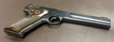 COLT WOODSMAN MATCH TARGET .22LR SECOND SERIES COLT WOOD GRIPS EXCELLENT ORIGINAL CONDITION BUILT IN 1953 - Image 6 of 10