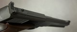 COLT WOODSMAN SECOND SERIES MATCH TARGET .22LR 6” BARREL COLT WOOD CHECKERED GRIPS WITH ADAPTER PRISTINE ORIGINAL CONDITION BUILT IN 1954 - Image 4 of 10