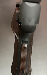COLT WOODSMAN SECOND SERIES MATCH TARGET .22LR 6” BARREL COLT WOOD CHECKERED GRIPS WITH ADAPTER PRISTINE ORIGINAL CONDITION BUILT IN 1954 - Image 5 of 10