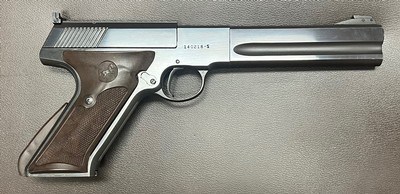 COLT WOODSMAN SECOND SERIES MATCH TARGET .22LR 6” BARREL COLT WOOD CHECKERED GRIPS WITH ADAPTER PRISTINE ORIGINAL CONDITION BUILT IN 1954 - Image 2 of 10