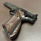COLT WOODSMAN SECOND SERIES MATCH TARGET .22LR 6” BARREL COLT WOOD CHECKERED GRIPS WITH ADAPTER PRISTINE ORIGINAL CONDITION BUILT IN 1954 - Image 8 of 10
