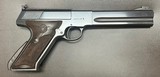 COLT WOODSMAN SECOND SERIES MATCH TARGET .22LR 6” BARREL COLT WOOD CHECKERED GRIPS WITH ADAPTER PRISTINE ORIGINAL CONDITION BUILT IN 1954 - Image 2 of 10