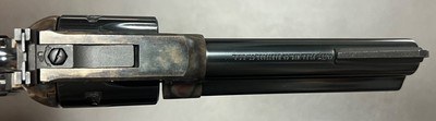 COLT NEW FRONTIER .22LR/.22MAG DUAL CYLINDERS 4 3/4” BARREL CASE COLORED FRAME EXCELLENT AS NEW CONDITION BUILT IN 1976 - Image 4 of 7