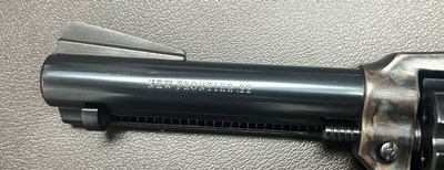 COLT NEW FRONTIER .22LR/.22MAG DUAL CYLINDERS 4 3/4” BARREL CASE COLORED FRAME EXCELLENT AS NEW CONDITION BUILT IN 1976 - Image 3 of 7