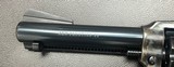 COLT NEW FRONTIER .22LR/.22MAG DUAL CYLINDERS 4 3/4” BARREL CASE COLORED FRAME EXCELLENT AS NEW CONDITION BUILT IN 1976 - Image 3 of 7