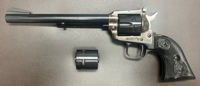 COLT NEW FRONTIER BUNTLINE .22LR/22MAG DUAL CYLINDERS 7.5” BARREL CAE COLORED FRAME EXCELLENT NEW CONDITION BUILT IN 1976 - Image 2 of 6