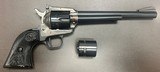COLT NEW FRONTIER BUNTLINE .22LR/22MAG DUAL CYLINDERS 7.5” BARREL CAE COLORED FRAME EXCELLENT NEW CONDITION BUILT IN 1976 - Image 1 of 6