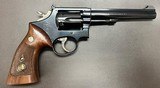 SMITH & WESSON K22 MASTERPIECE MODEL 17-3 6” PINNED BARREL TARGET GRIPS FINE ORIGINAL CONDITION BUILT IN 1968 - Image 1 of 10