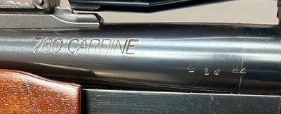 EXCELLENTCONDITION REMINGTON 760 30-06 CARBINE 18.5” BARREL VINTAGE HERTERS 4X32 SCOPE & MOUNTS RARE RIFLE BUILT IN FEBRUARY 1962 - Image 6 of 20