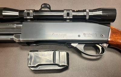EXCELLENTCONDITION REMINGTON 760 30-06 CARBINE 18.5” BARREL VINTAGE HERTERS 4X32 SCOPE & MOUNTS RARE RIFLE BUILT IN FEBRUARY 1962 - Image 5 of 20