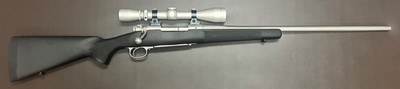 WINCHESTER MODEL 70 CLASSIC STAINLESS 30-06 24” BARREL LEUPOLD VARI-X IIC 3-9x40 SCOPE CRF ACTION EXCELLENT ORIGINAL CONDITION EARLY 2000’S RIFLE - Image 1 of 15