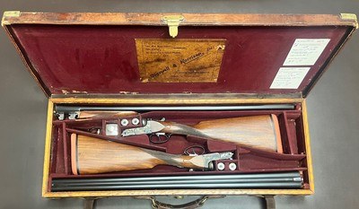 COGSWELL & HARRISON LONDON PAIR OF 12 BORE ASSISTED OPENING BOXLOCK EJECTORS 30” IC/M BARRELS FINE CONDITION CASED BUILT IN 1937 - Image 1 of 22