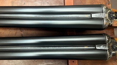 COGSWELL & HARRISON LONDON PAIR OF 12 BORE ASSISTED OPENING BOXLOCK EJECTORS 30” IC/M BARRELS FINE CONDITION CASED BUILT IN 1937 - Image 5 of 22