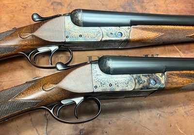 COGSWELL & HARRISON LONDON PAIR OF 12 BORE ASSISTED OPENING BOXLOCK EJECTORS 30” IC/M BARRELS FINE CONDITION CASED BUILT IN 1937 - Image 2 of 22