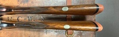COGSWELL & HARRISON LONDON PAIR OF 12 BORE ASSISTED OPENING BOXLOCK EJECTORS 30” IC/M BARRELS FINE CONDITION CASED BUILT IN 1937 - Image 17 of 22