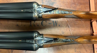 COGSWELL & HARRISON LONDON PAIR OF 12 BORE ASSISTED OPENING BOXLOCK EJECTORS 30” IC/M BARRELS FINE CONDITION CASED BUILT IN 1937 - Image 4 of 22