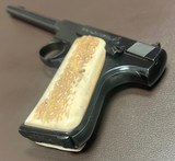 COLT PRE WOODSMAN TARGET .22LR 6.5” BARREL STAG HORN GRIPS FINE CONDITION BUILT IN 1927 - Image 7 of 10
