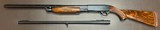 ITHACA M37 20GA FEATHERLIGHT DELUXE SUPREME TWO BARREL SET 24” IC & 26” SLUG BARREL STUNNING HAND CHECKERED WOOD FINE ORIGINAL CONDITION BUILT 1972 - Image 2 of 20
