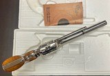COLT SAA 45 COLT NICKEL PLATED MODEL #P1876 EXCELLENT ORIGINAL NIB CONDITION BUILT IN 1977 - Image 5 of 8