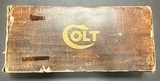 COLT SAA 45 COLT NICKEL PLATED MODEL #P1876 EXCELLENT ORIGINAL NIB CONDITION BUILT IN 1977 - Image 8 of 8