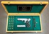 COLT 1908 .380 ACP FRENCH FITTED PRESENTATION CASE EXTRA THREADED BARREL FINE ORIGINAL CONDITION BUILT IN 1924 - Image 1 of 10