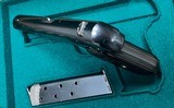 COLT 1908 .380 ACP FRENCH FITTED PRESENTATION CASE EXTRA THREADED BARREL FINE ORIGINAL CONDITION BUILT IN 1924 - Image 5 of 10