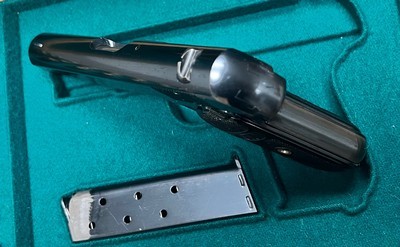 COLT 1908 .380 ACP FRENCH FITTED PRESENTATION CASE EXTRA THREADED BARREL FINE ORIGINAL CONDITION BUILT IN 1924 - Image 5 of 10