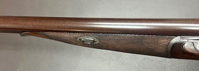 ANTIQUE WILLIAM POWELL & SON 20 BORE BAR IN WOOD HAMMERGUN 29” FINE DAMASCUS CYL/CYL BARRELS ABSOLUTELY STUNNING SMALLBORE HAMMERGUN BUILT IN 1876 - Image 10 of 23