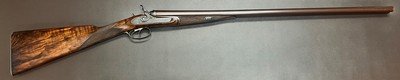 ANTIQUE WILLIAM POWELL & SON 20 BORE BAR IN WOOD HAMMERGUN 29” FINE DAMASCUS CYL/CYL BARRELS ABSOLUTELY STUNNING SMALLBORE HAMMERGUN BUILT IN 1876 - Image 19 of 23