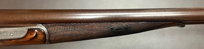 ANTIQUE WILLIAM POWELL & SON 20 BORE BAR IN WOOD HAMMERGUN 29” FINE DAMASCUS CYL/CYL BARRELS ABSOLUTELY STUNNING SMALLBORE HAMMERGUN BUILT IN 1876 - Image 12 of 23