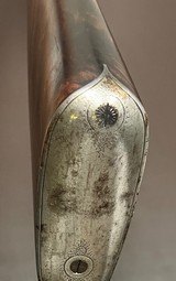 ANTIQUE WILLIAM POWELL & SON 20 BORE BAR IN WOOD HAMMERGUN 29” FINE DAMASCUS CYL/CYL BARRELS ABSOLUTELY STUNNING SMALLBORE HAMMERGUN BUILT IN 1876 - Image 18 of 23