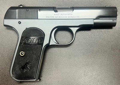COLT 1903 TYPE III .32 ACP 3 3/4BARREL WITH EXCELLENT BORE ONE ORIGINAL MAGAZINE CLASSIC BROWNING DESIGNED POCKET PISTOL BUILT IN 1918