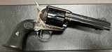 NIB UNFIRED US FIRE ARMS MFG CO (USFA) SAA.45 COLT FACTORY ARMORY A ENGRAVING BY DENNIS KIES STUNNING 24XXX SN USA BUILT REVOLVER - Image 2 of 15
