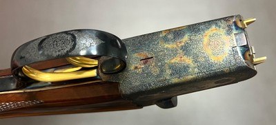 CSMC CHRISTIAN HUNTER .410 28” SK1/SK2 FIGURED WOOD WITH GAME & SCROLL ENGRAVED SCALLOPED FRAME 5LBS 4OZ STUNNING MODERN SMALLBORE - Image 19 of 24