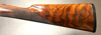 CSMC CHRISTIAN HUNTER .410 28” SK1/SK2 FIGURED WOOD WITH GAME & SCROLL ENGRAVED SCALLOPED FRAME 5LBS 4OZ STUNNING MODERN SMALLBORE - Image 15 of 24