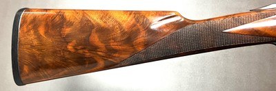 CSMC CHRISTIAN HUNTER .410 28” SK1/SK2 FIGURED WOOD WITH GAME & SCROLL ENGRAVED SCALLOPED FRAME 5LBS 4OZ STUNNING MODERN SMALLBORE - Image 13 of 24