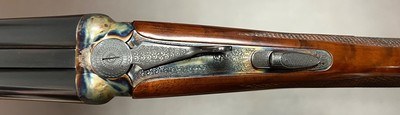 CSMC CHRISTIAN HUNTER .410 28” SK1/SK2 FIGURED WOOD WITH GAME & SCROLL ENGRAVED SCALLOPED FRAME 5LBS 4OZ STUNNING MODERN SMALLBORE - Image 3 of 24