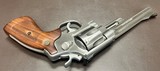 SMITH & WESSON MODEL 624 STAINLESS .44 SPECIAL 6 1/2” BARREL SLIM GRIPS TK CUSTOM MOON CLIP CONVERSION CLASSIC N FRAME PRE LOCK REVOLVER - Image 9 of 14
