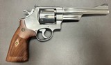 SMITH & WESSON MODEL 624 STAINLESS .44 SPECIAL 6 1/2” BARREL SLIM GRIPS TK CUSTOM MOON CLIP CONVERSION CLASSIC N FRAME PRE LOCK REVOLVER - Image 2 of 14