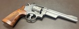 SMITH & WESSON MODEL 624 STAINLESS .44 SPECIAL 6 1/2” BARREL SLIM GRIPS TK CUSTOM MOON CLIP CONVERSION CLASSIC N FRAME PRE LOCK REVOLVER - Image 8 of 14